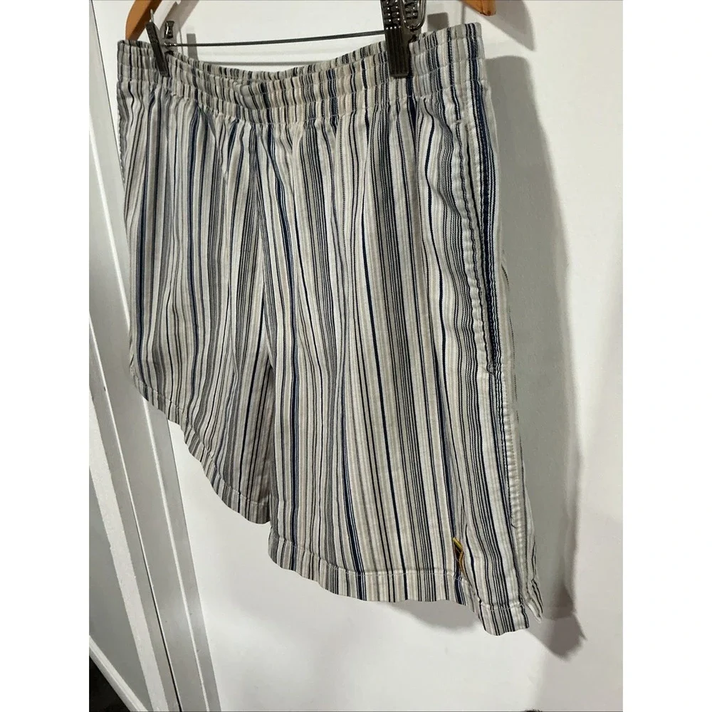 Vintage Nike Challenge Court Shorts, Large, Blue Stripes